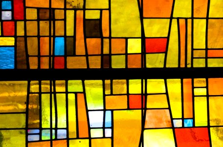 Yellow, Stained Glass, Glass, Window photo