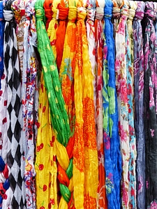 Colorful clothing garments