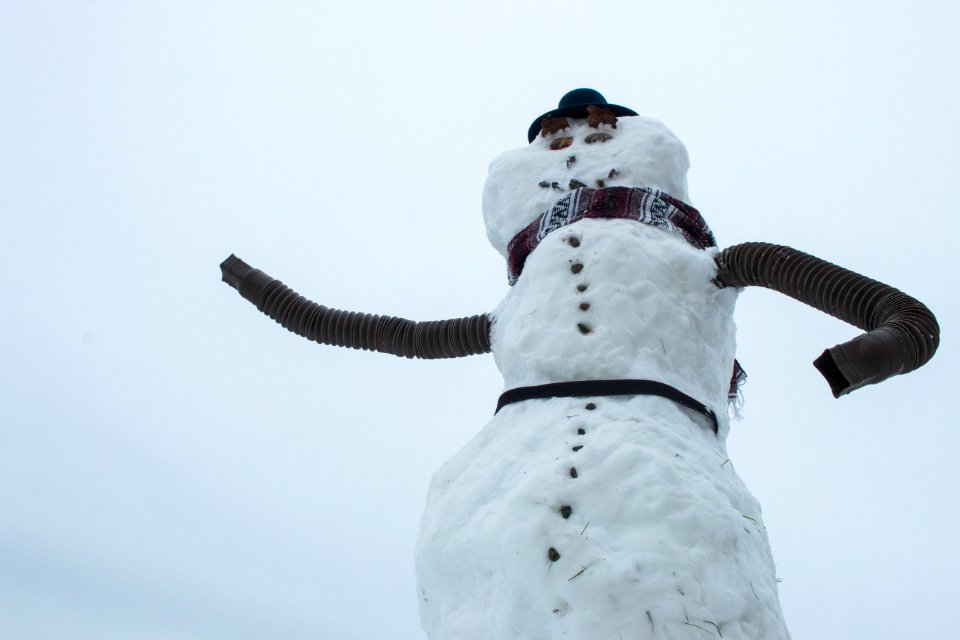 Snowman, Snow, Winter, Freezing