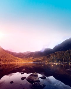Nature, Reflection, Sky, Loch photo