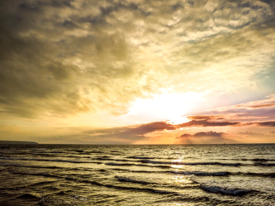 Sky, Sea, Horizon, Cloud