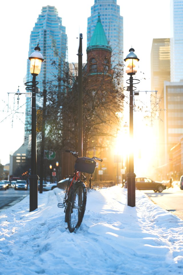 Snow, Winter, Urban Area, Freezing
