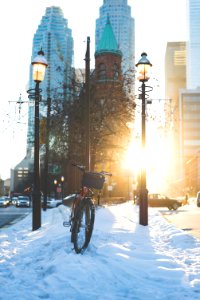 Snow, Winter, Urban Area, Freezing