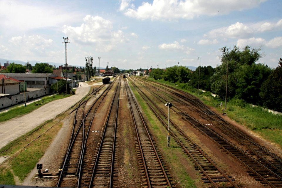 Track, Transport, Rail Transport, Sky photo