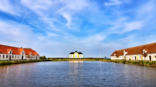 Waterway, Sky, Residential Area, Reflection