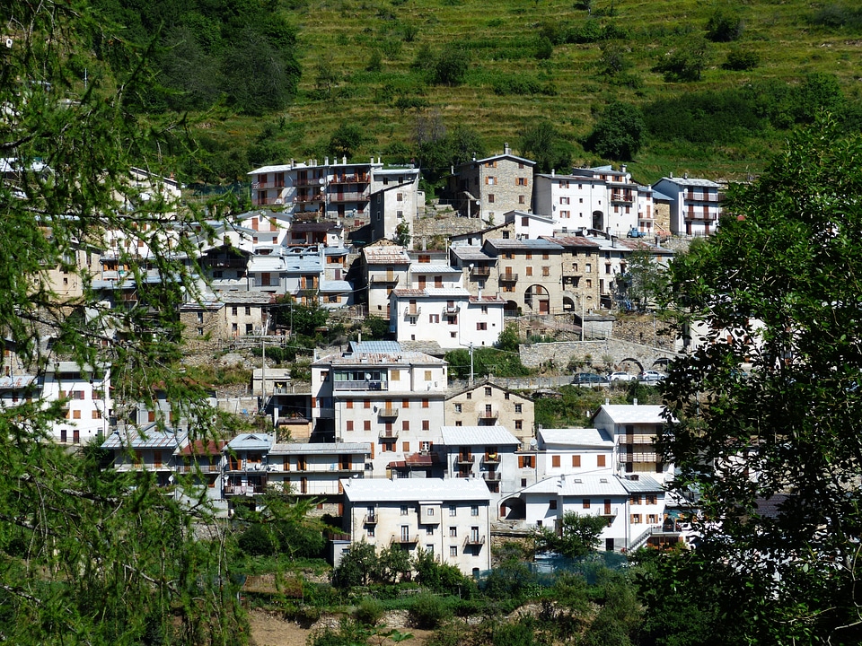 Town houses building