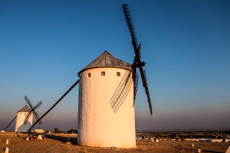 Windmill, Mill, Sky, Building photo