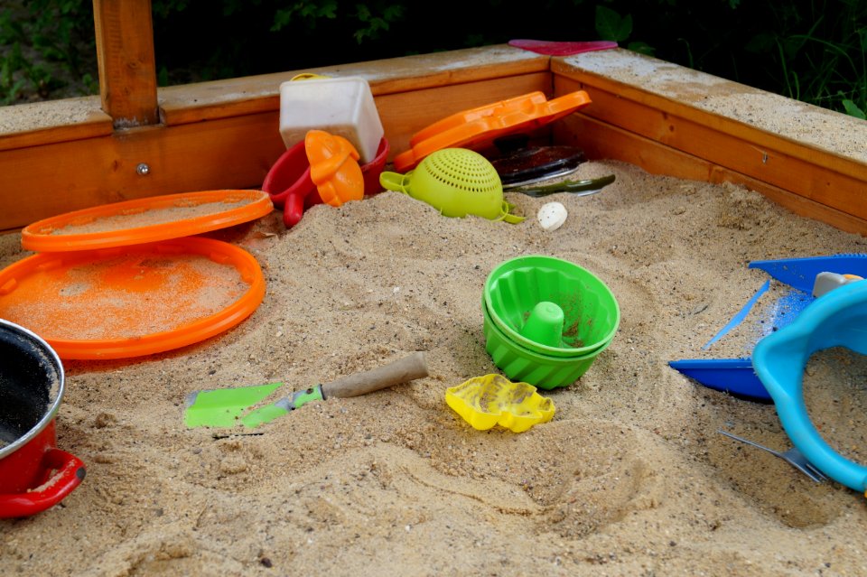 Sandpit, Outdoor Play Equipment, Play, Table