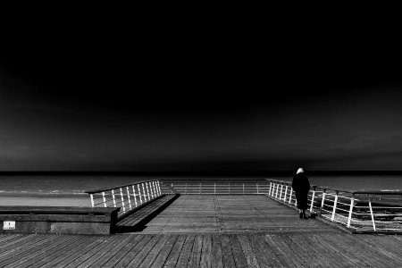 Black And White, Horizon, Monochrome Photography, Sky photo
