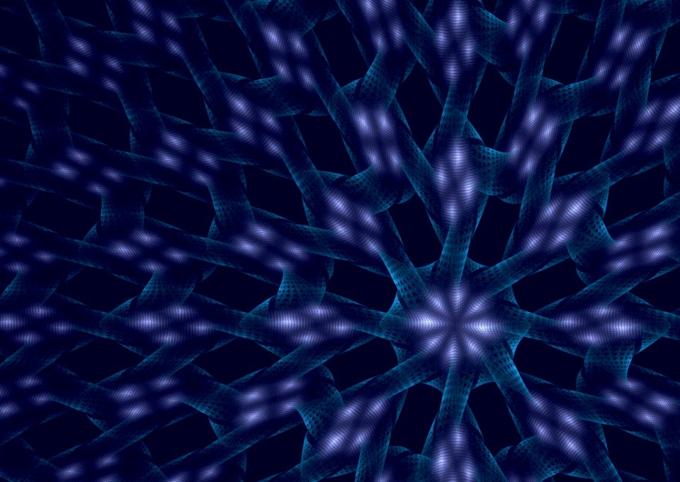 Blue, Fractal Art, Purple, Symmetry