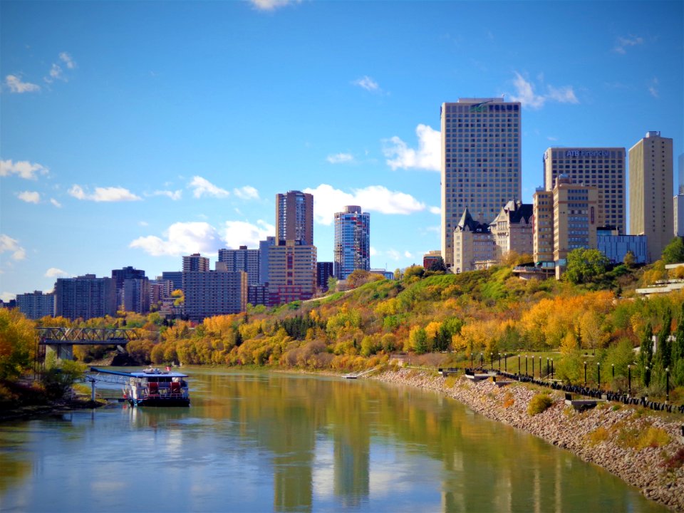 City, Skyline, Metropolitan Area, Reflection