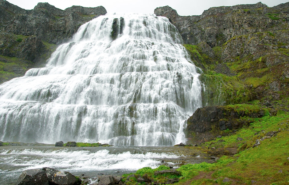 Cascade waterfall river