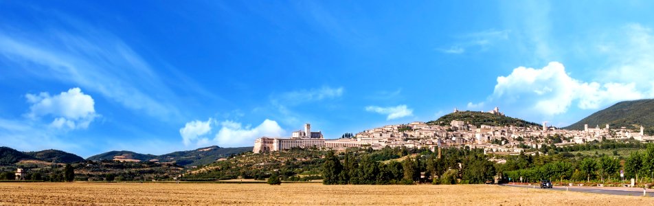 Sky, Cloud, Field, Mountain Range