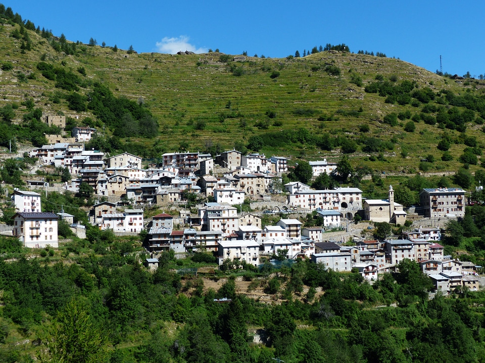 Town houses building
