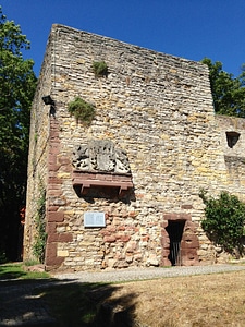 Knight's castle stones wall
