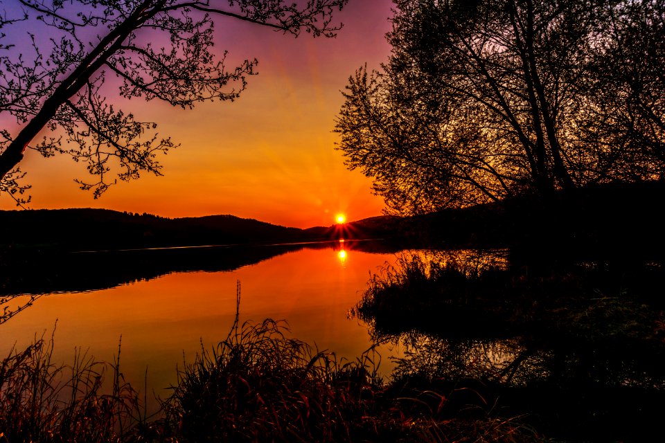 Reflection, Nature, Sky, Water