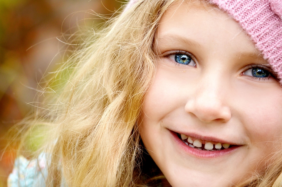 Cute portrait cheerful