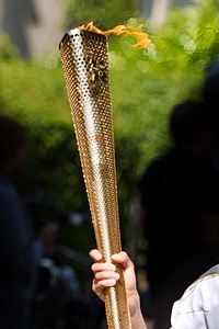 Gold light olympic games photo
