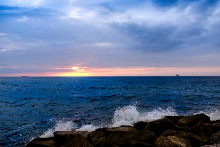 Sea, Sky, Horizon, Ocean photo