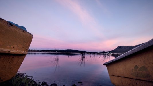 Reflection, Sky, Loch, Dawn photo