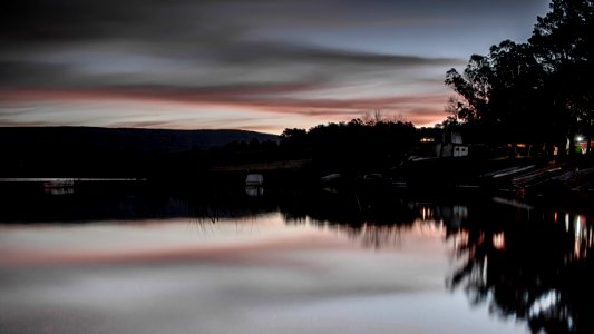 Reflection, Sky, Waterway, Dawn