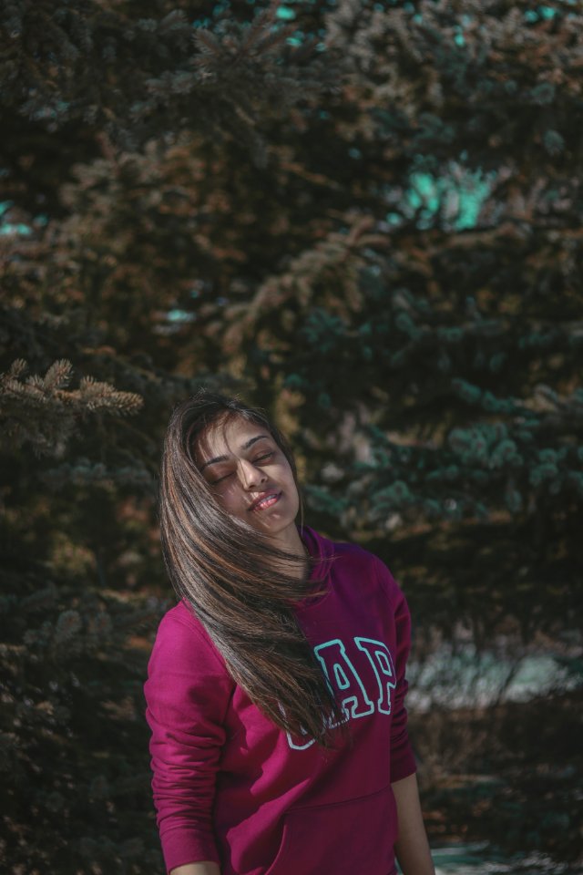 Photograph, Tree, Girl, Woody Plant photo