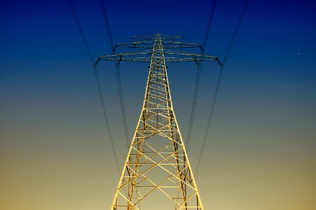 Electricity, Sky, Transmission Tower, Electrical Supply photo