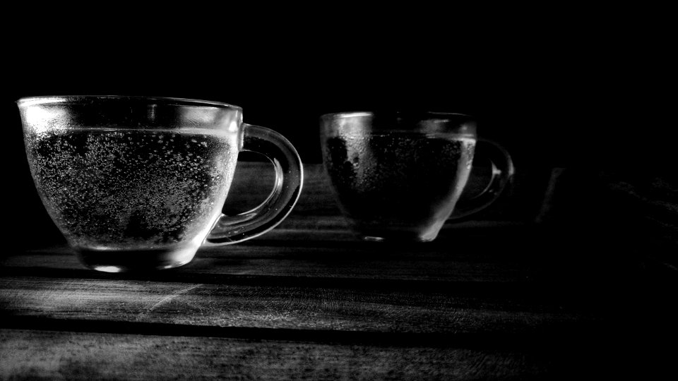 Black, Black And White, Still Life Photography, Coffee Cup photo