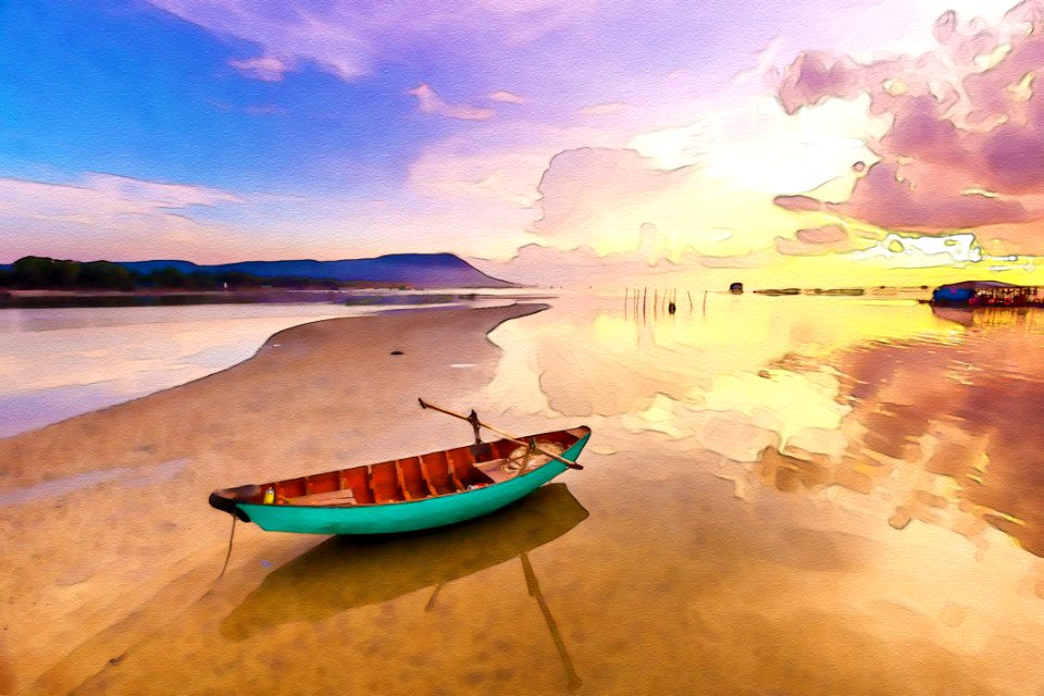 Sky, Water, Calm, Reflection