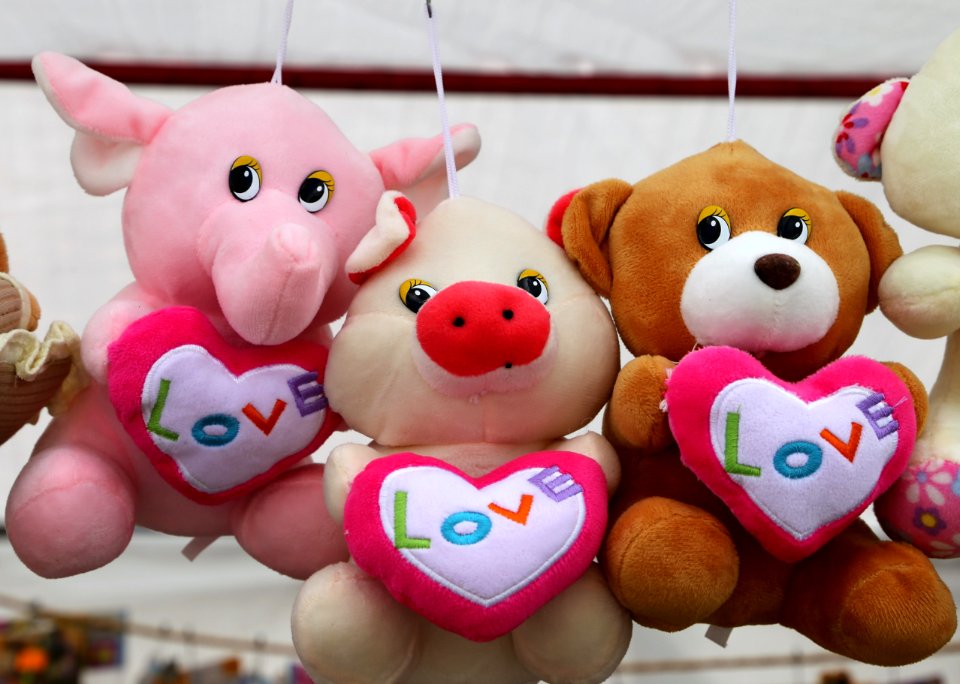 Stuffed Toy, Plush, Pink, Toy
