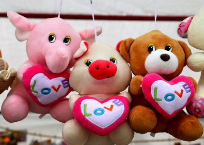 Stuffed Toy, Plush, Pink, Toy