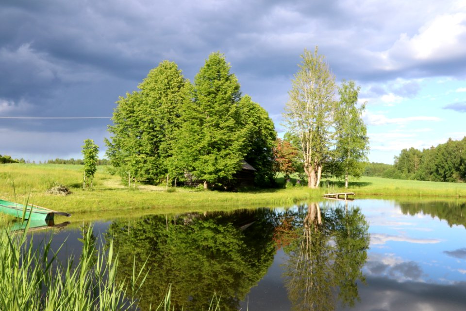 Reflection, Nature, Waterway, Water