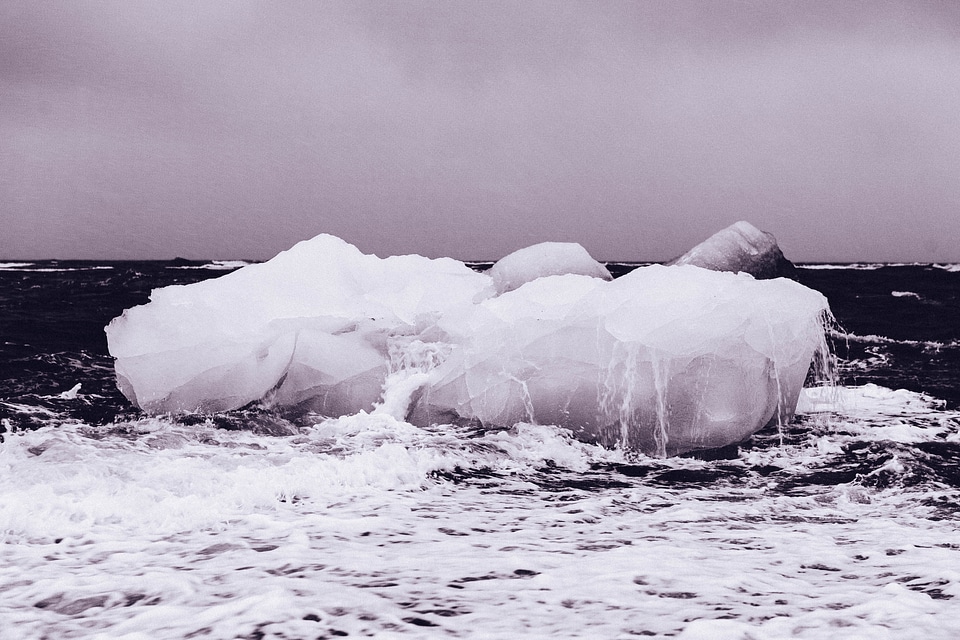 Antarctica ice north pole