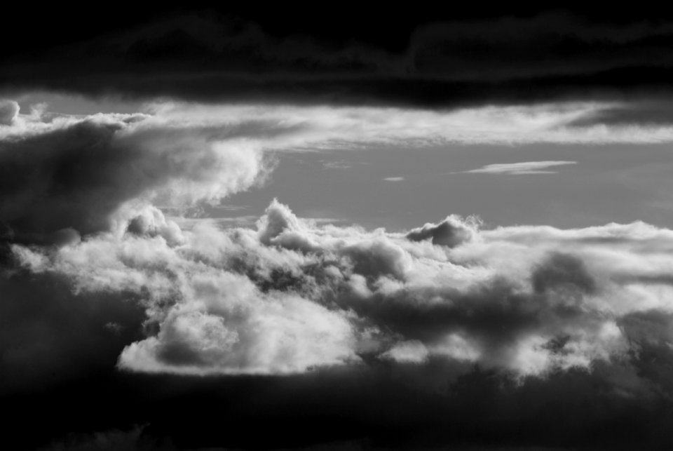 Sky, Cloud, Black And White, Monochrome Photography photo