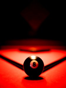 Red, Billiard Ball, English Billiards, Indoor Games And Sports photo