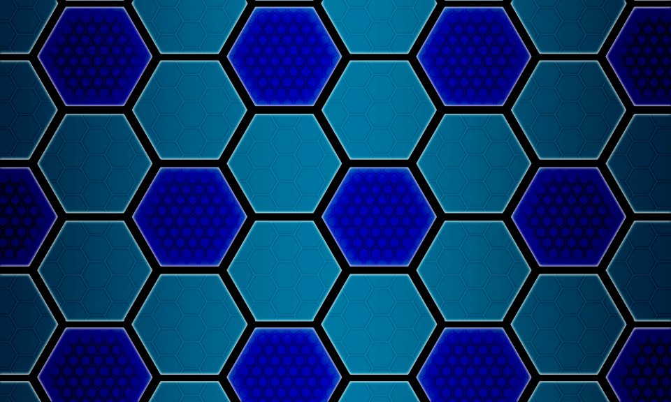 Blue, Pattern, Symmetry, Design