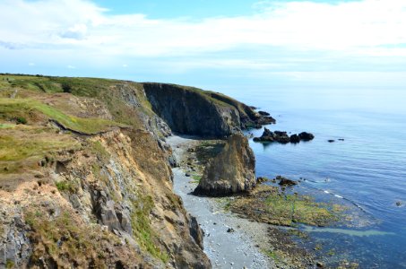 Coast, Cliff, Headland, Coastal And Oceanic Landforms photo