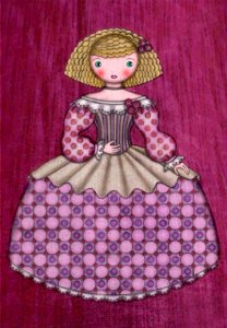 Doll, Pink, Textile, Material