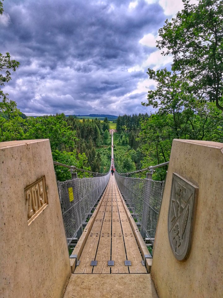 Sky, Cloud, Tree, Bridge