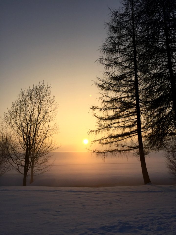 Winter, Sky, Nature, Snow