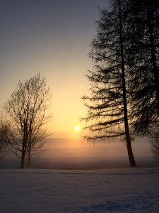Winter, Sky, Nature, Snow