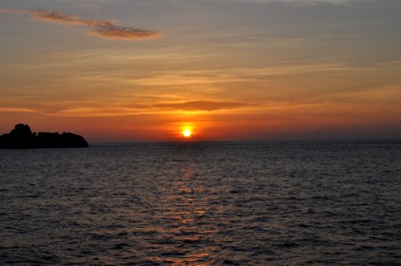 Horizon, Sea, Sky, Sunset photo