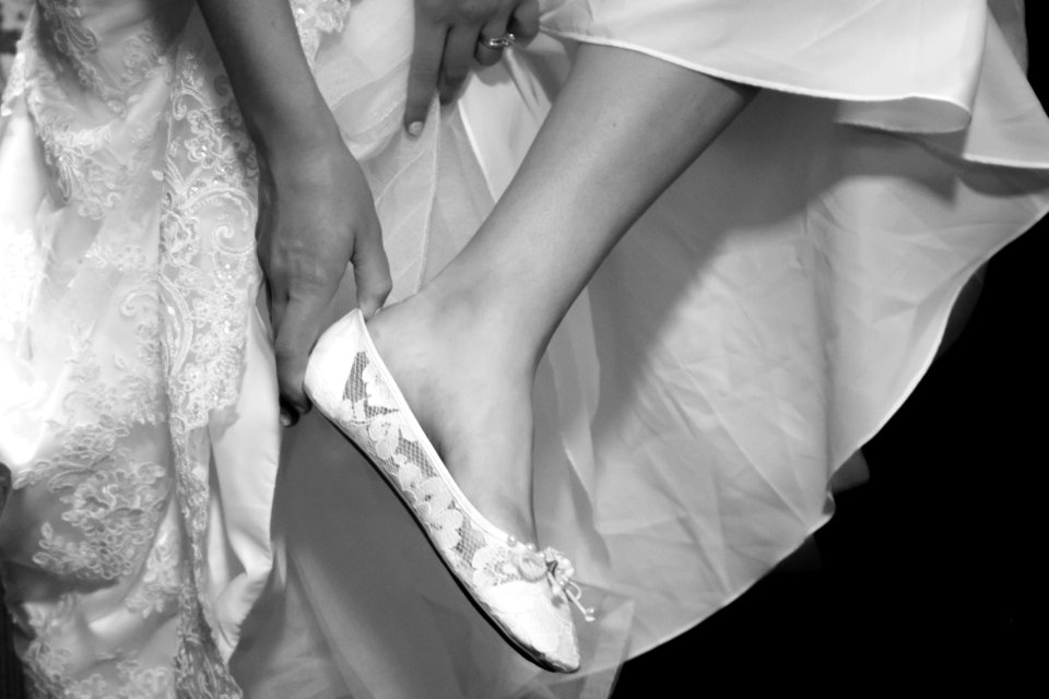 Photograph, White, Gown, Black