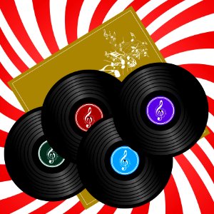 Product, Font, Circle, Gramophone Record