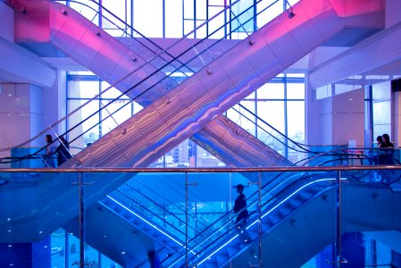 Blue, Structure, Leisure Centre, Architecture