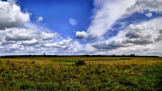 Sky, Cloud, Grassland, Ecosystem photo