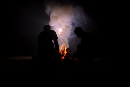 Heat, Fire, Bonfire, Darkness