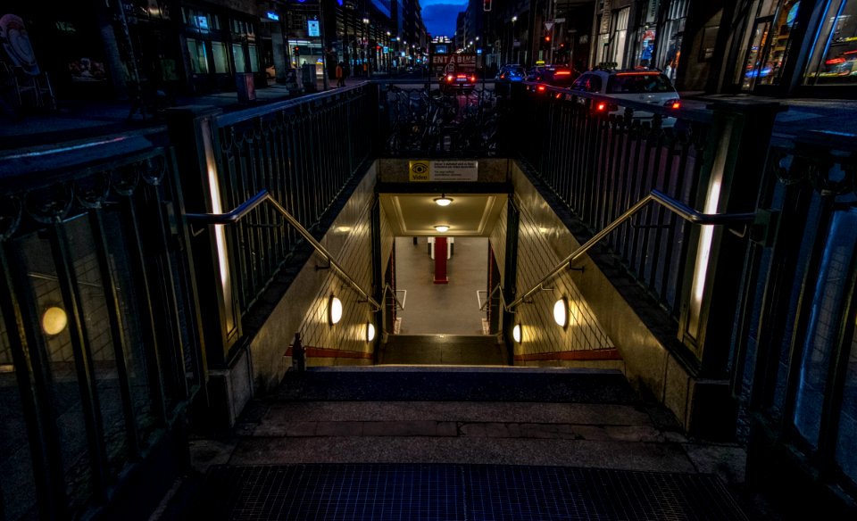 Infrastructure, Night, Metropolitan Area, Structure