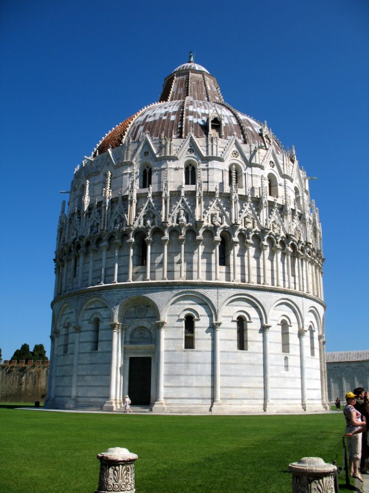 Baptistery, Landmark, Medieval Architecture, Historic Site