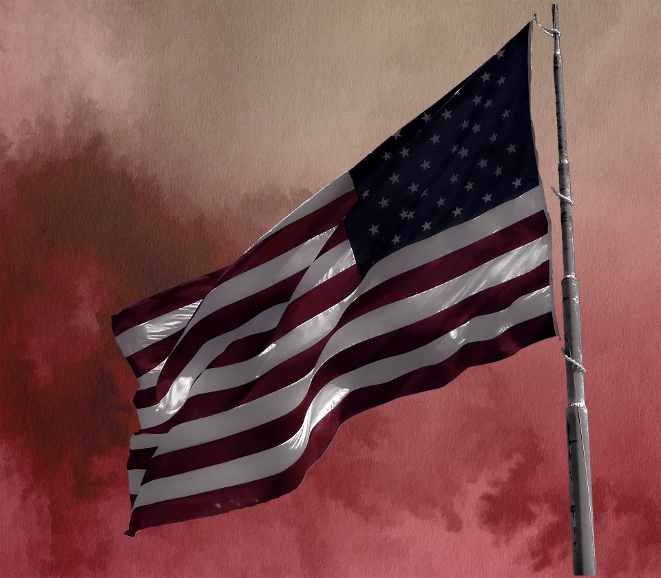 Flag, Flag Of The United States, Sky, Angle